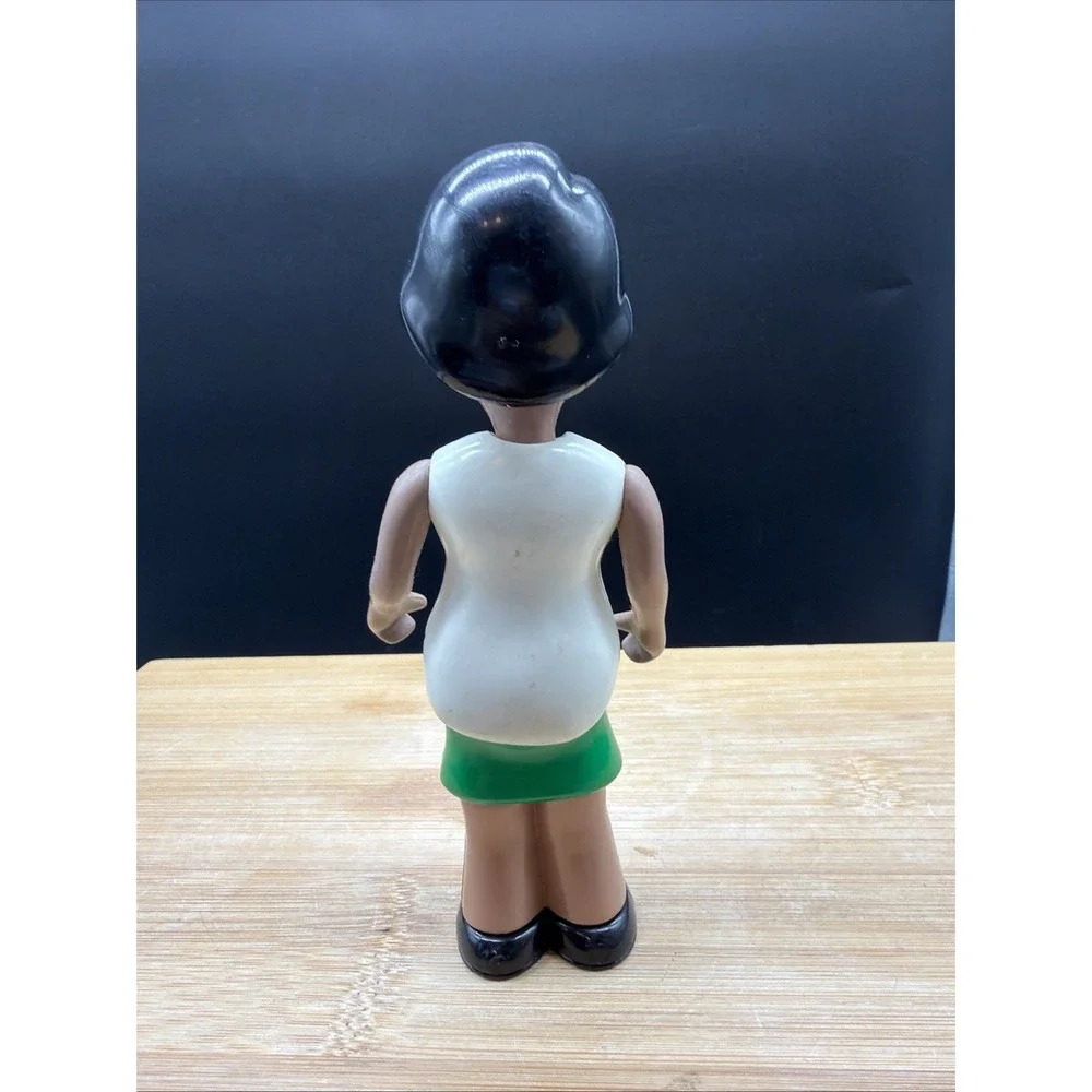 Vintage Little Tikes Dollhouse Doll Figure African American Mom People Girl